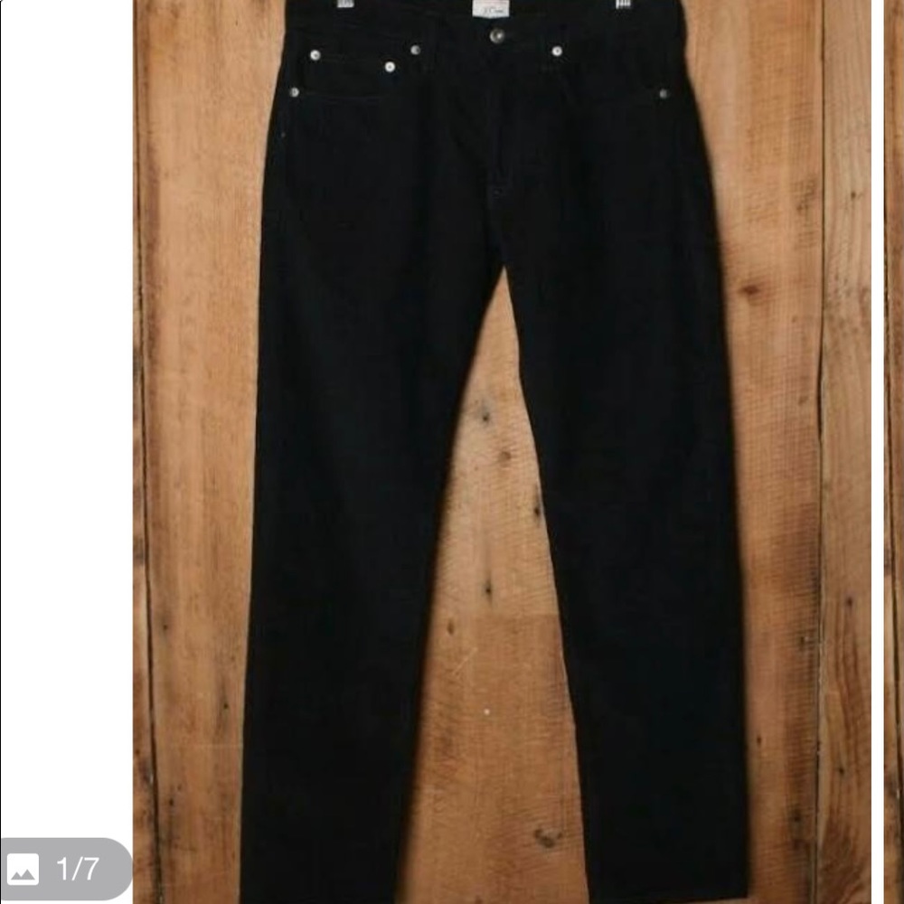 J.crew Men’s 484 Slim Black Corduroys